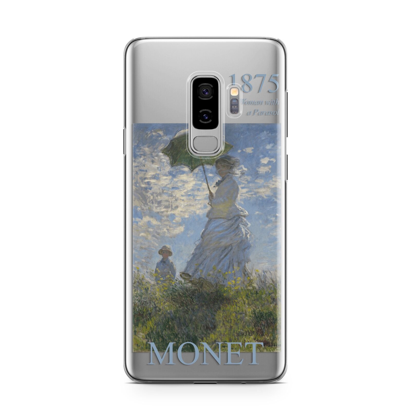 Madame Monet And Her Son By Claude Monet Samsung Galaxy S9 Plus Case on Silver phone