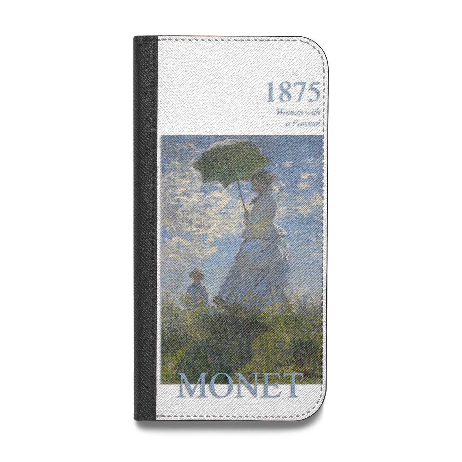 Madame Monet And Her Son By Claude Monet Vegan Leather Flip iPhone Case