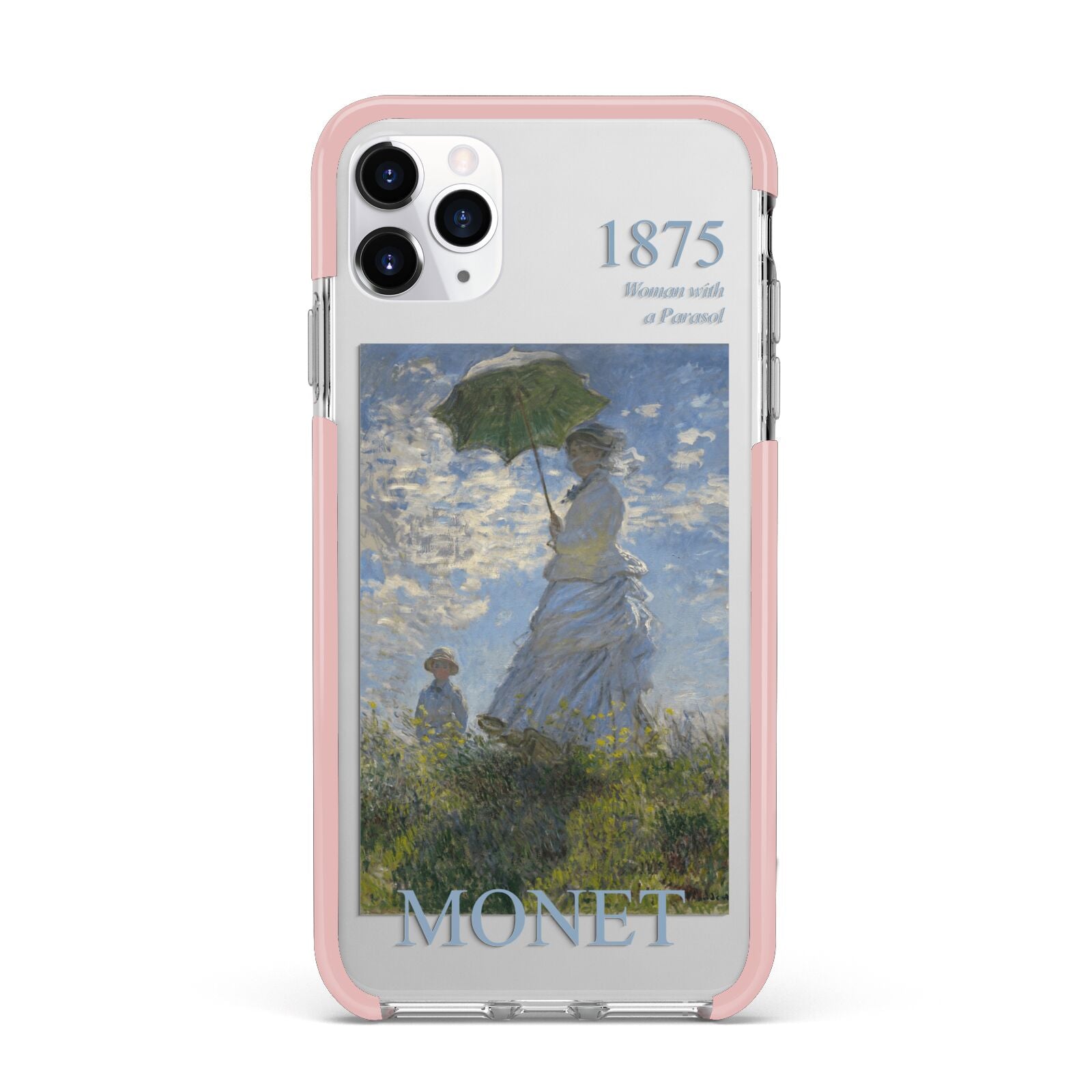 Madame Monet And Her Son By Claude Monet iPhone 11 Pro Max Impact Pink Edge Case