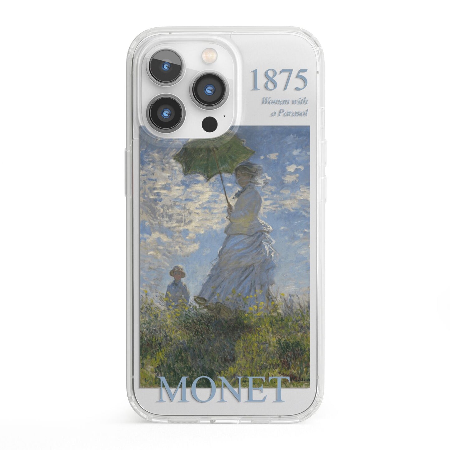 Madame Monet And Her Son By Claude Monet iPhone 13 Pro Clear Bumper Case