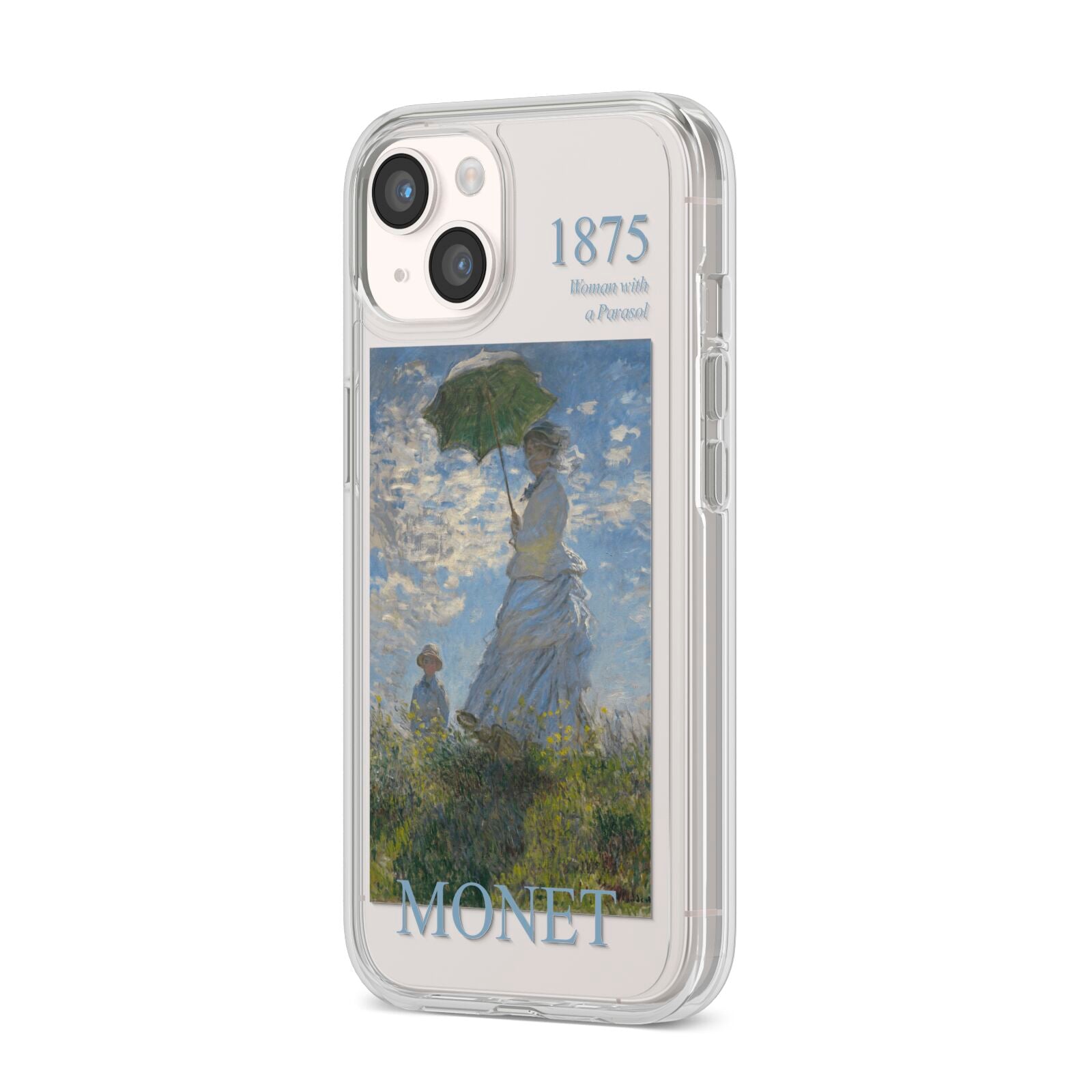 Madame Monet And Her Son By Claude Monet iPhone 14 Clear Tough Case Starlight Angled Image