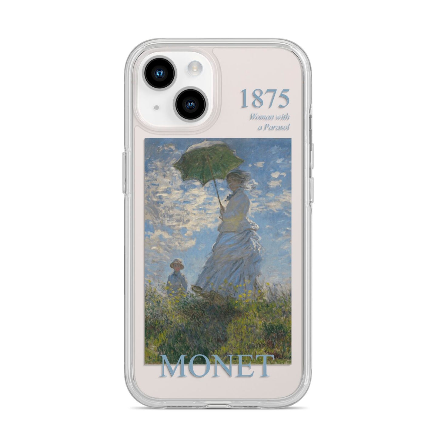 Madame Monet And Her Son By Claude Monet iPhone 14 Clear Tough Case Starlight