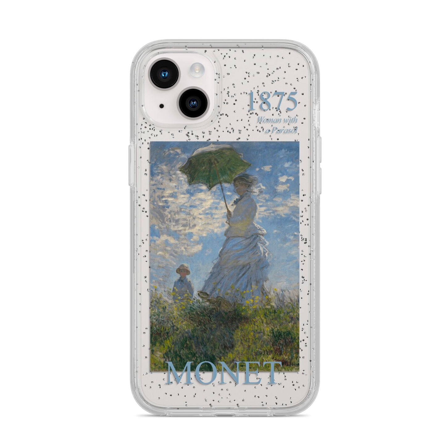 Madame Monet And Her Son By Claude Monet iPhone 14 Plus Glitter Tough Case Starlight