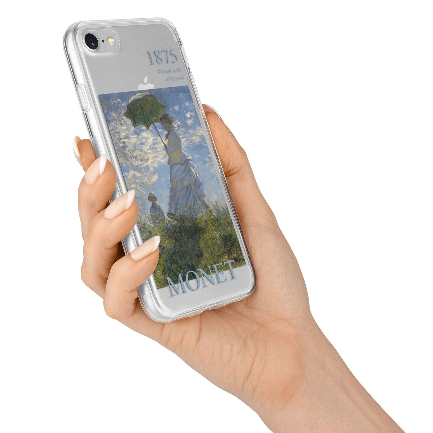 Madame Monet And Her Son By Claude Monet iPhone 7 Bumper Case on Silver iPhone Alternative Image