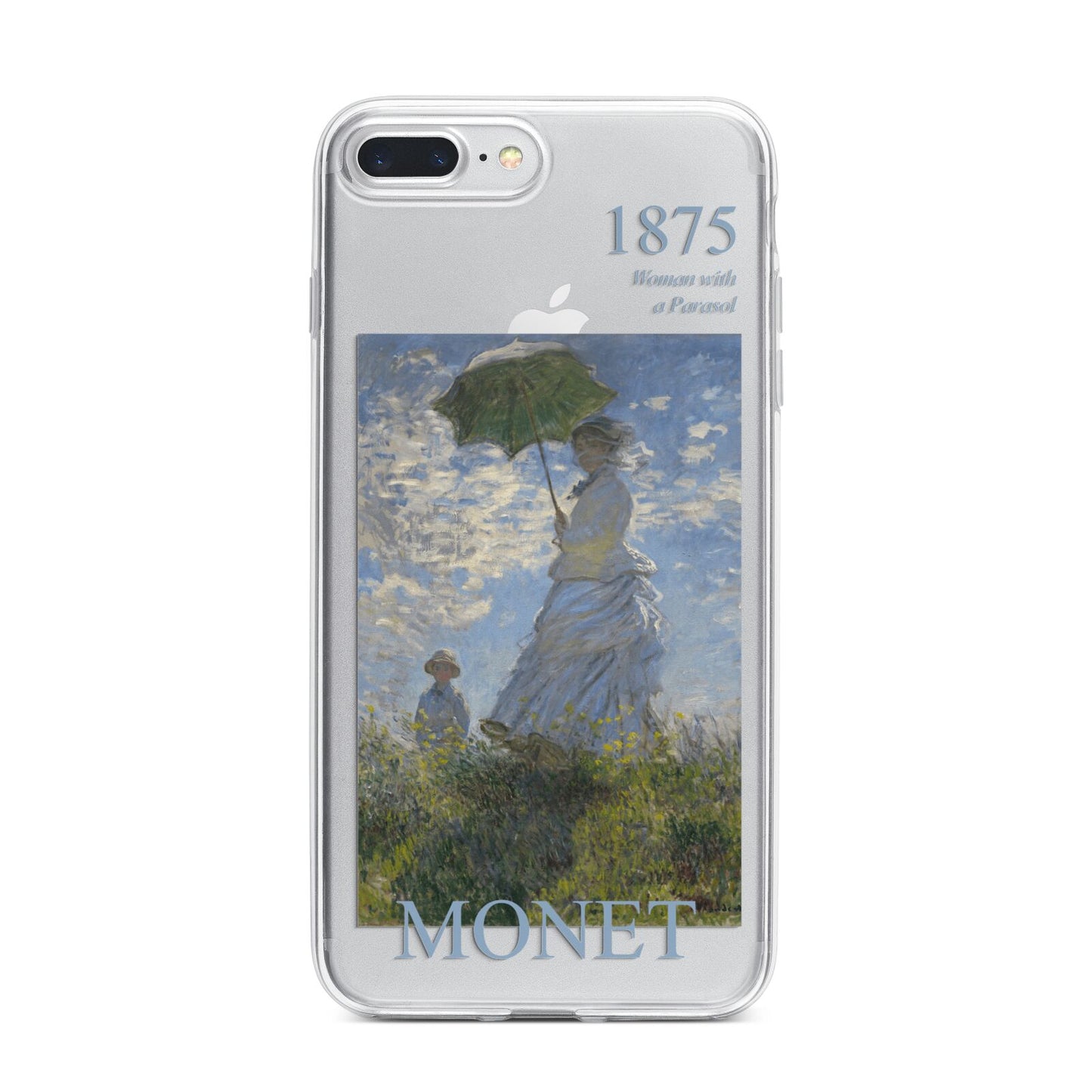 Madame Monet And Her Son By Claude Monet iPhone 7 Plus Bumper Case on Silver iPhone