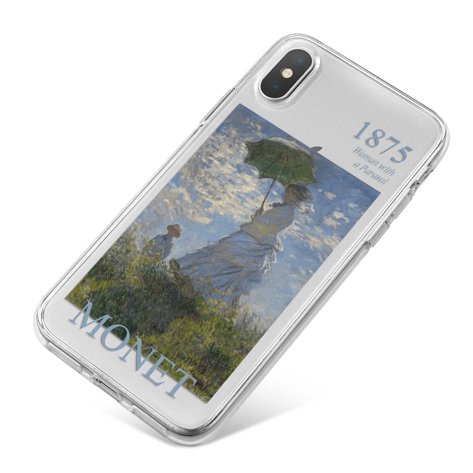 Madame Monet And Her Son By Claude Monet iPhone X Bumper Case on Silver iPhone