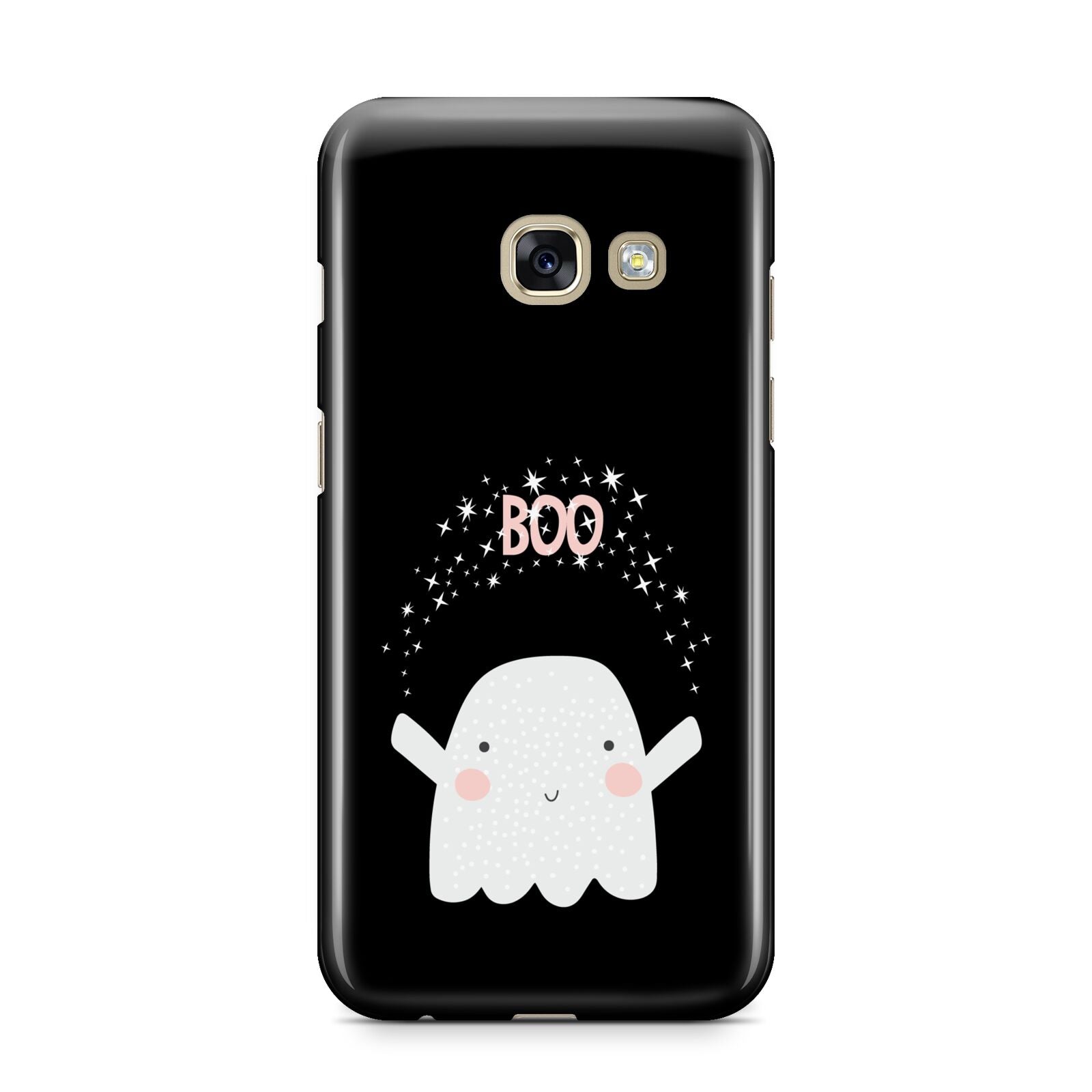 Magical Ghost Samsung Galaxy A3 2017 Case on gold phone