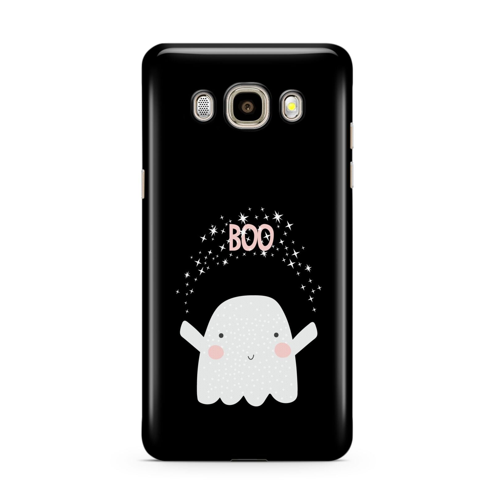 Magical Ghost Samsung Galaxy J7 2016 Case on gold phone