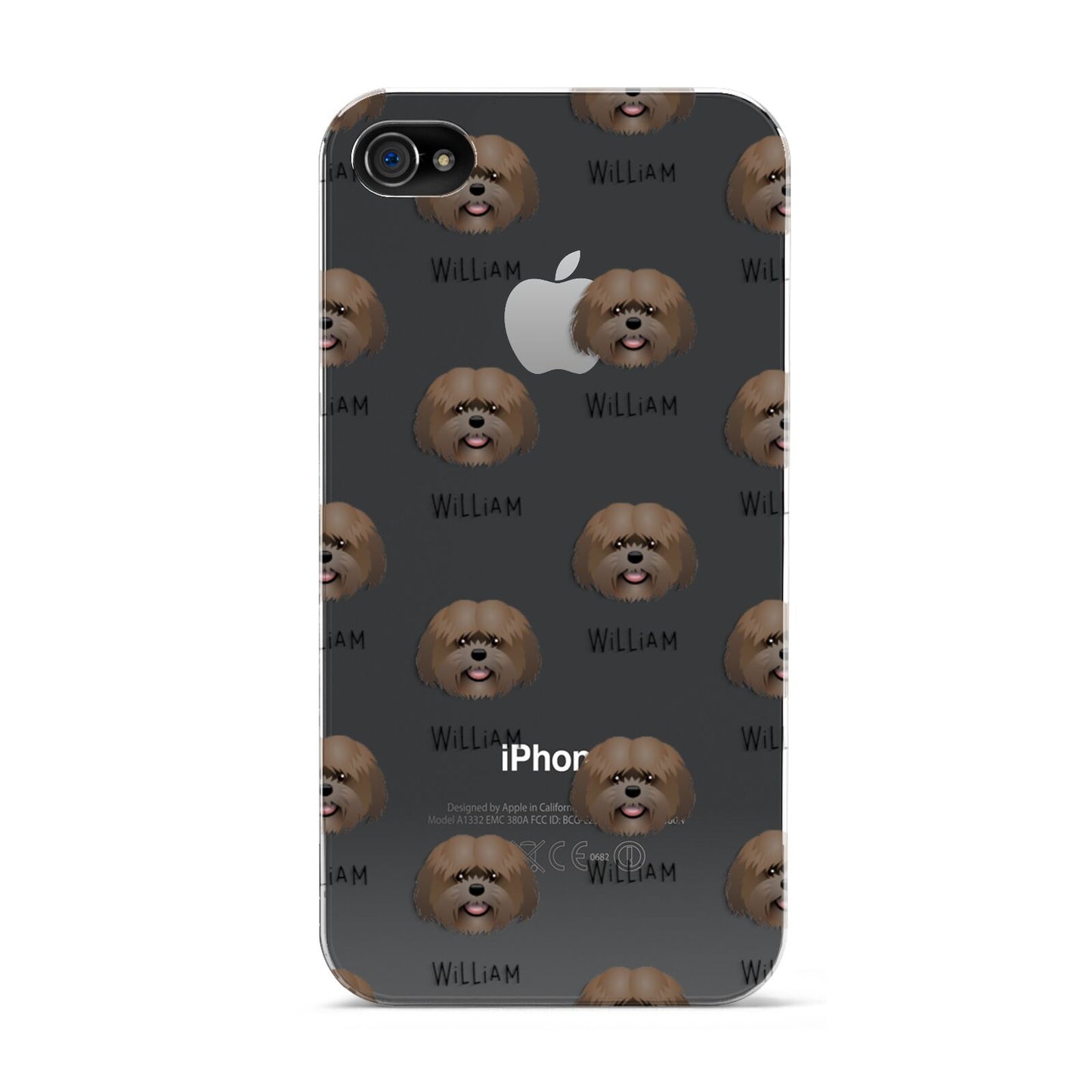 Mal Shi Icon with Name Apple iPhone 4s Case