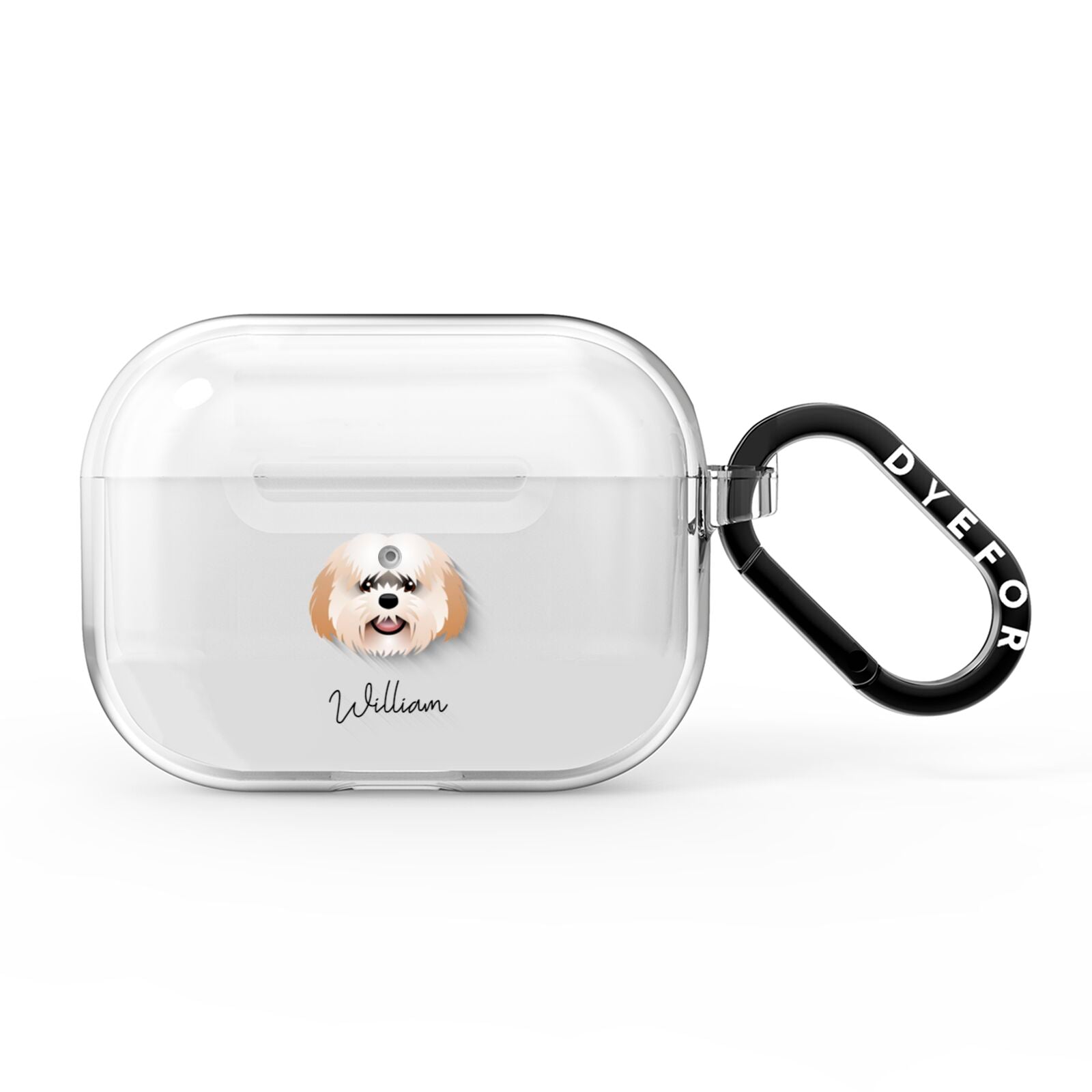 Mal Shi Personalised AirPods Pro Clear Case