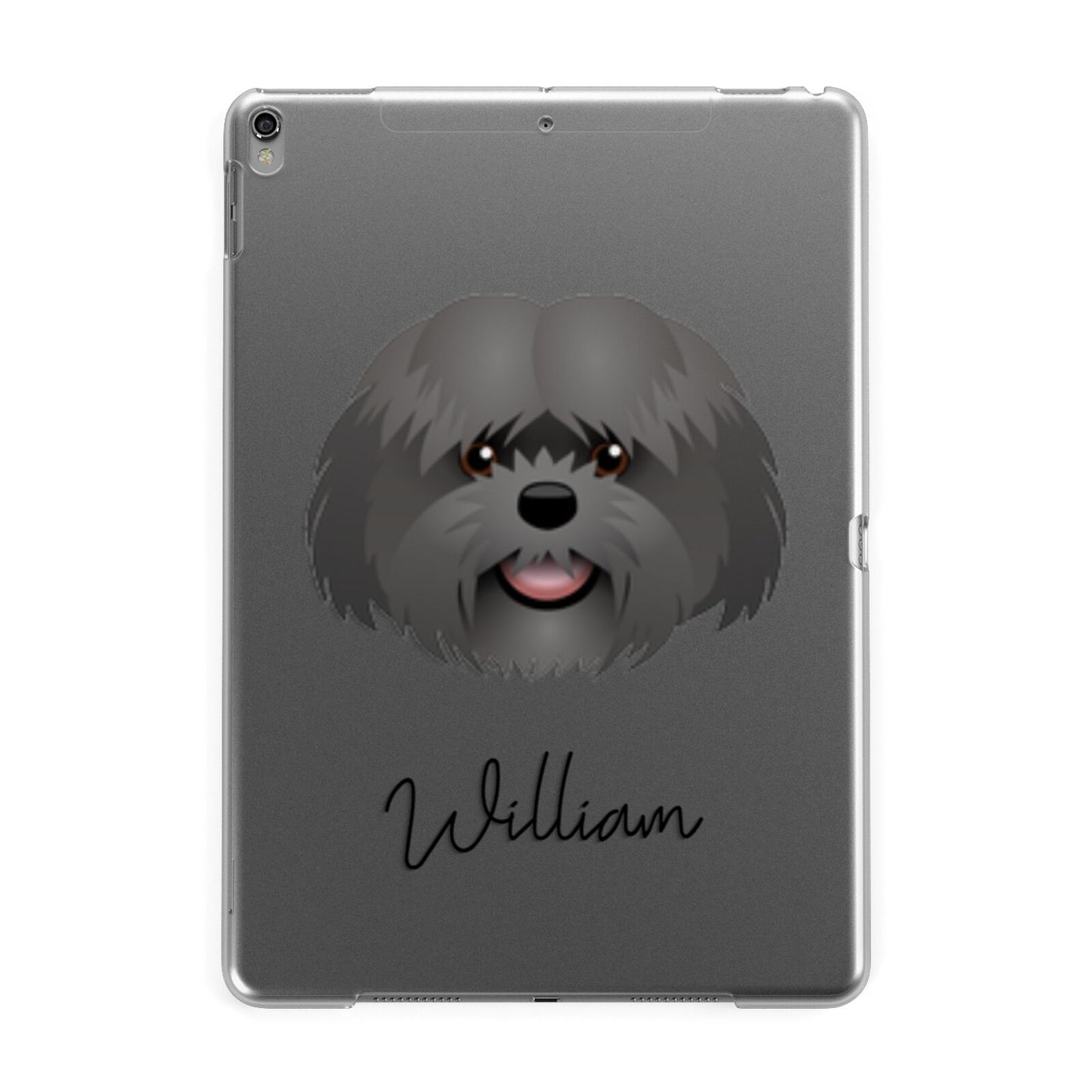 Mal Shi Personalised Apple iPad Grey Case