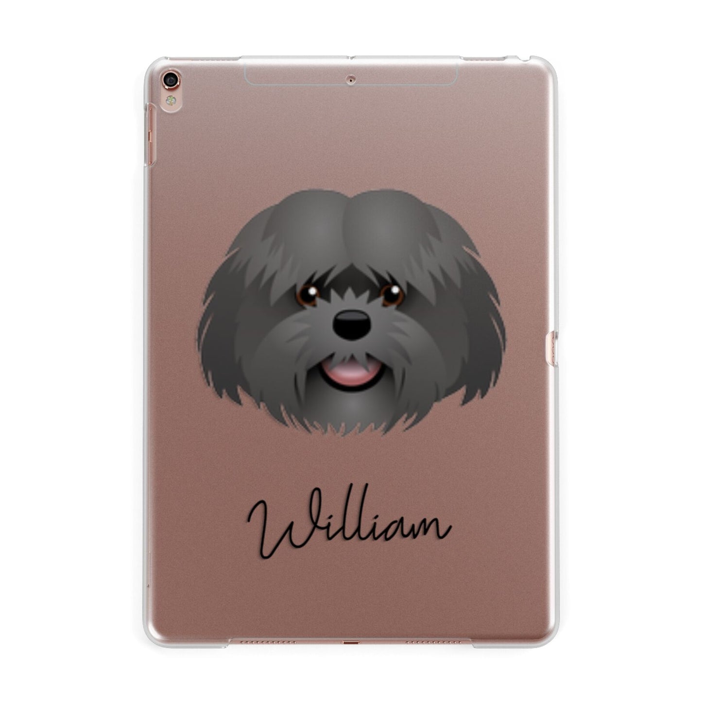 Mal Shi Personalised Apple iPad Rose Gold Case