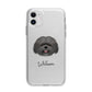Mal Shi Personalised Apple iPhone 11 in White with Bumper Case