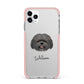 Mal Shi Personalised iPhone 11 Pro Max Impact Pink Edge Case