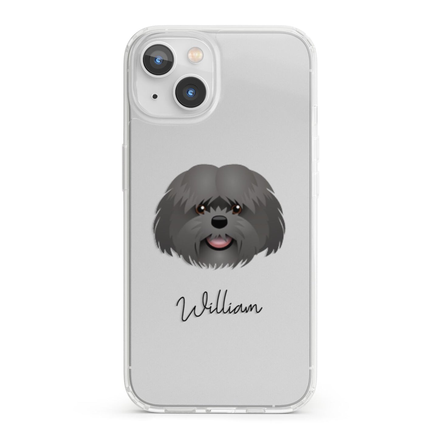 Mal Shi Personalised iPhone 13 Clear Bumper Case