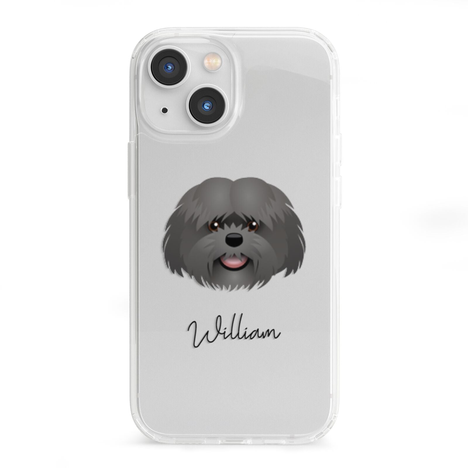 Mal Shi Personalised iPhone 13 Mini Clear Bumper Case