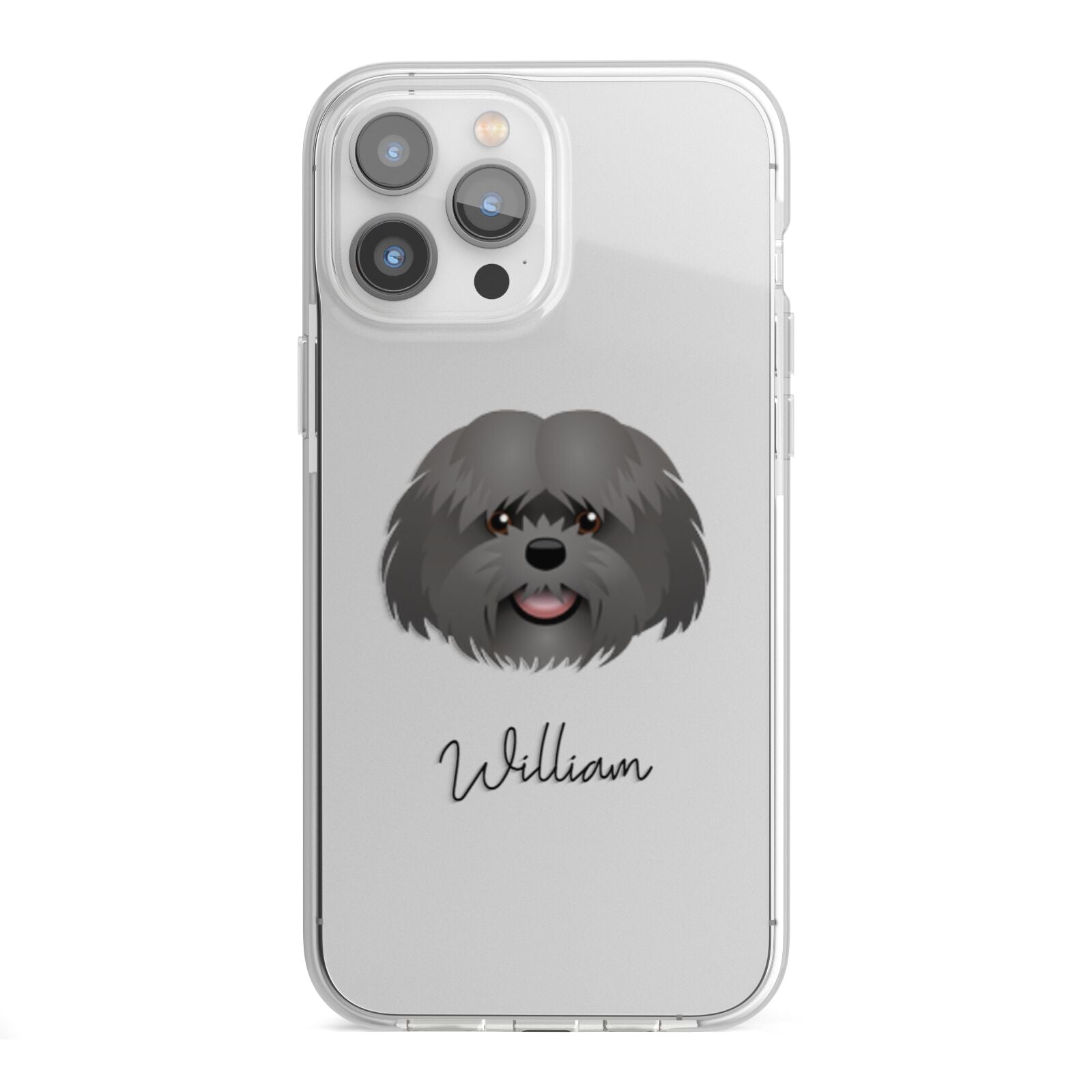 Mal Shi Personalised iPhone 13 Pro Max TPU Impact Case with White Edges