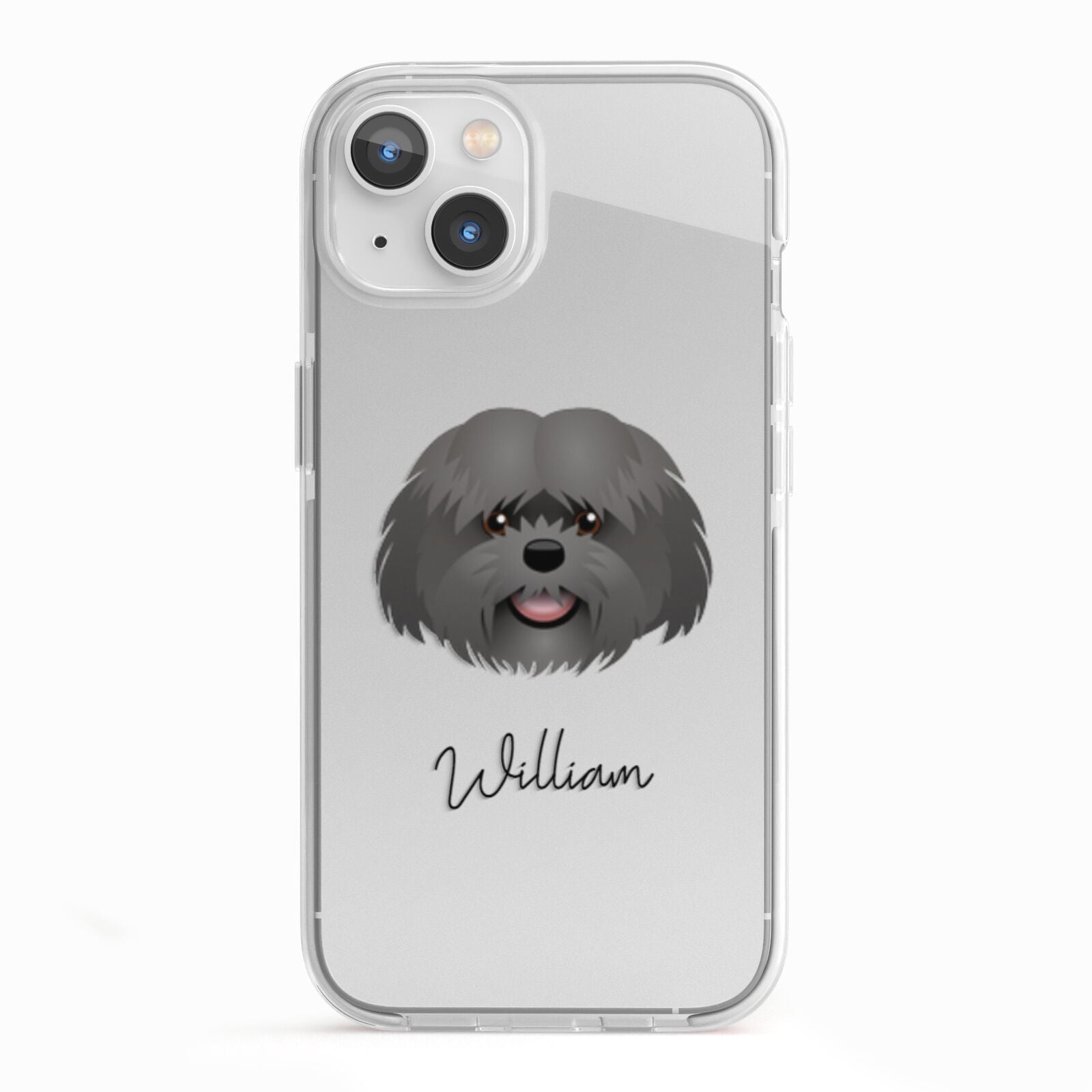 Mal Shi Personalised iPhone 13 TPU Impact Case with White Edges