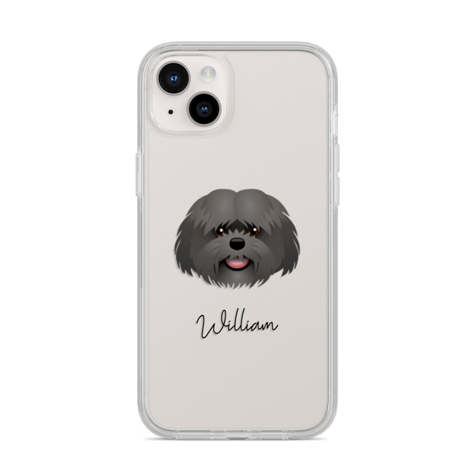 Mal Shi Personalised iPhone 14 Plus Clear Tough Case Starlight