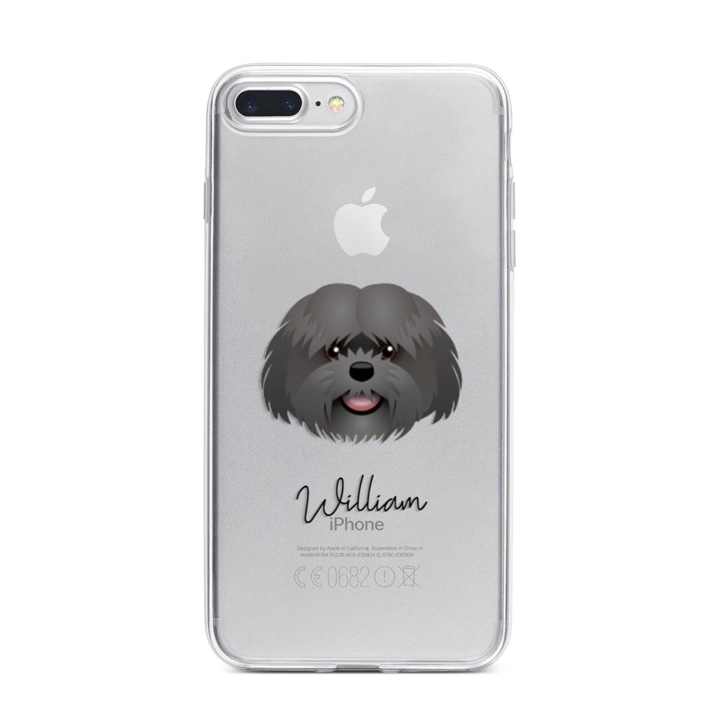 Mal Shi Personalised iPhone 7 Plus Bumper Case on Silver iPhone