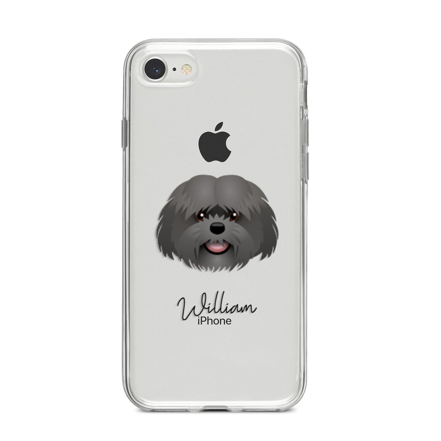 Mal Shi Personalised iPhone 8 Bumper Case on Silver iPhone