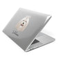 Maltese Personalised Apple MacBook Case Side View