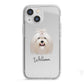 Maltese Personalised iPhone 13 Mini TPU Impact Case with White Edges