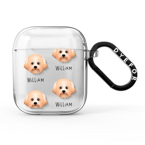 Malti-Poo Icon with Name AirPods Case