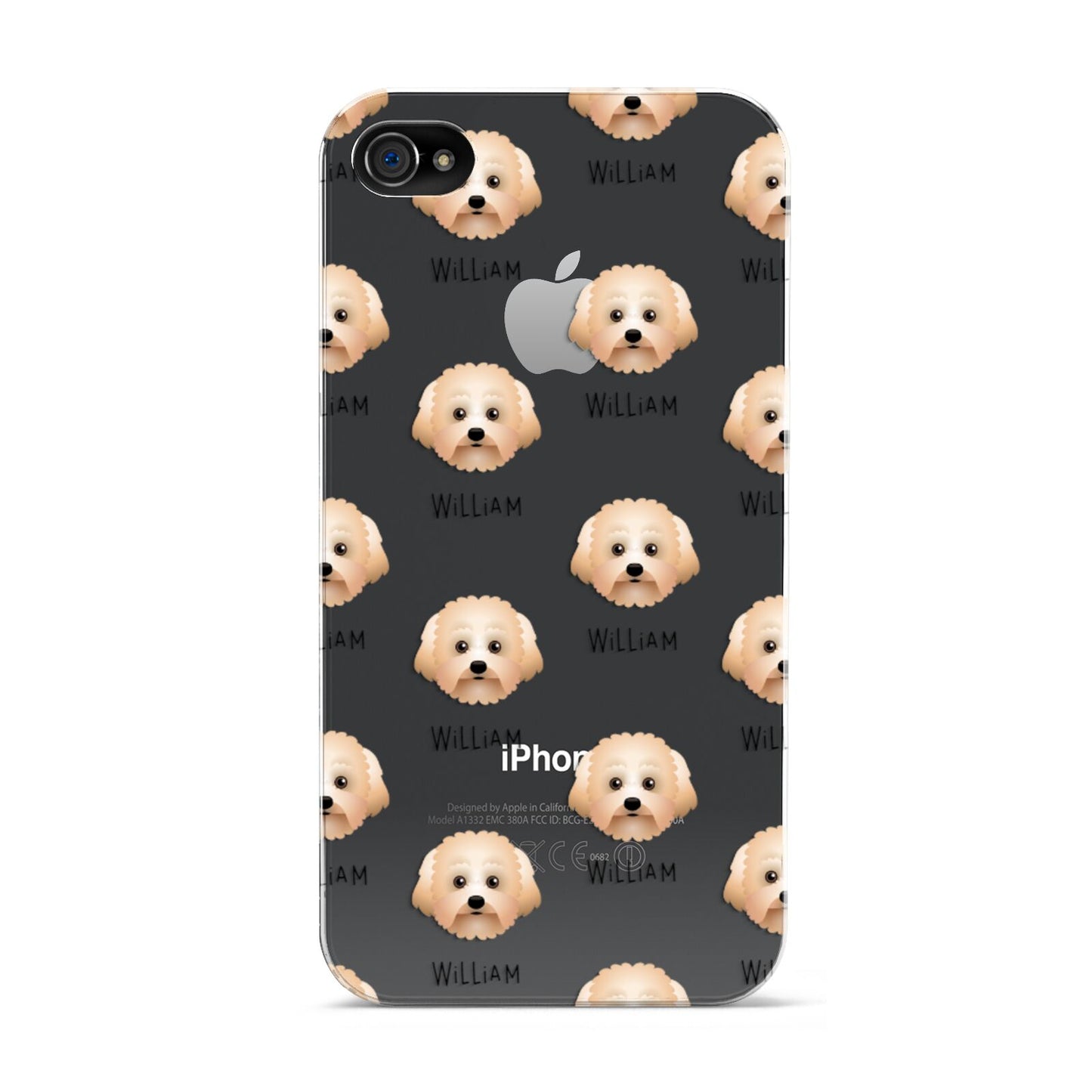 Malti Poo Icon with Name Apple iPhone 4s Case