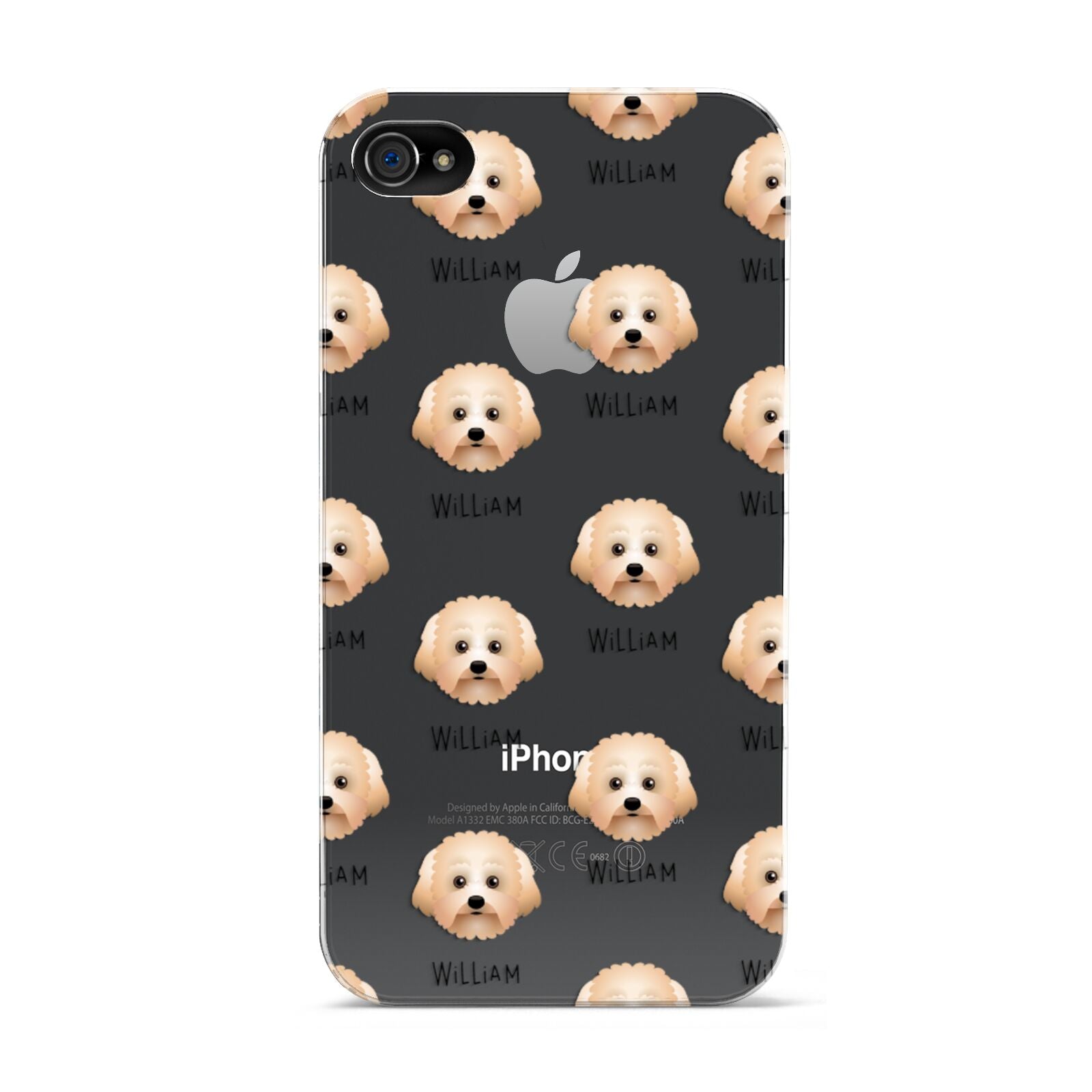 Malti Poo Icon with Name Apple iPhone 4s Case