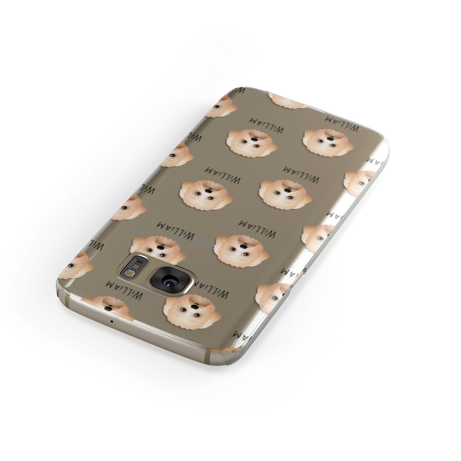 Malti Poo Icon with Name Samsung Galaxy Case Front Close Up