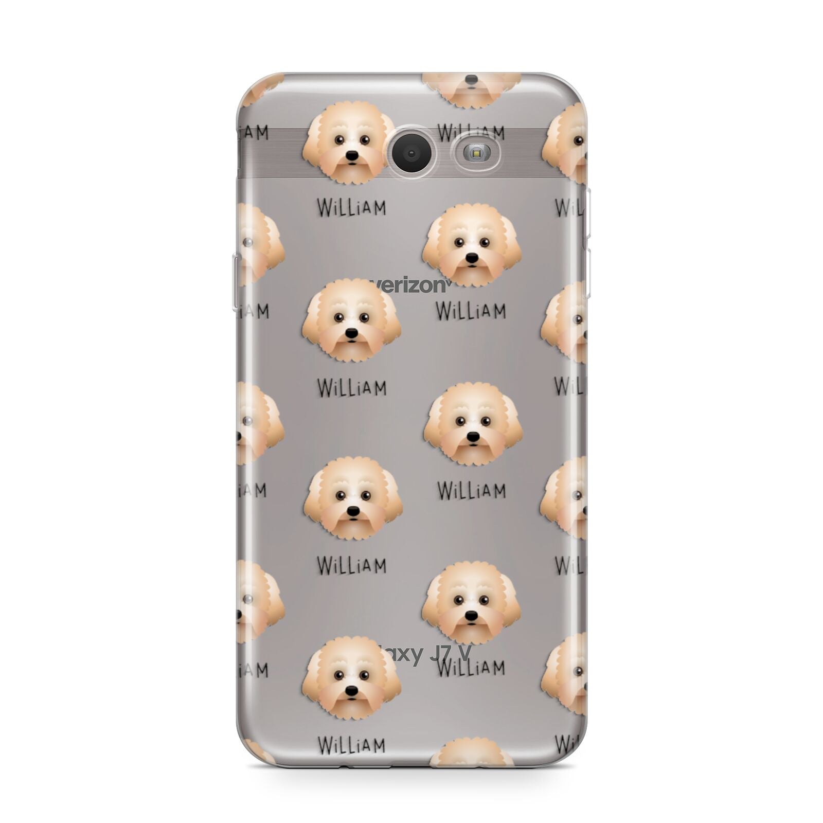 Malti Poo Icon with Name Samsung Galaxy J7 2017 Case