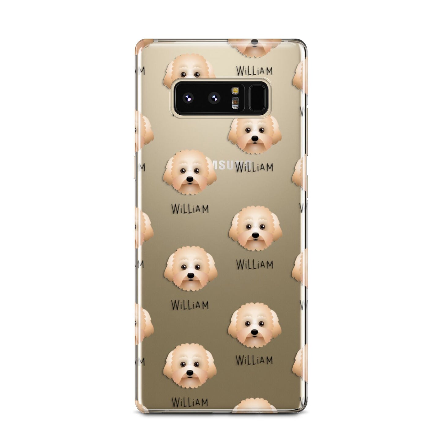 Malti Poo Icon with Name Samsung Galaxy Note 8 Case