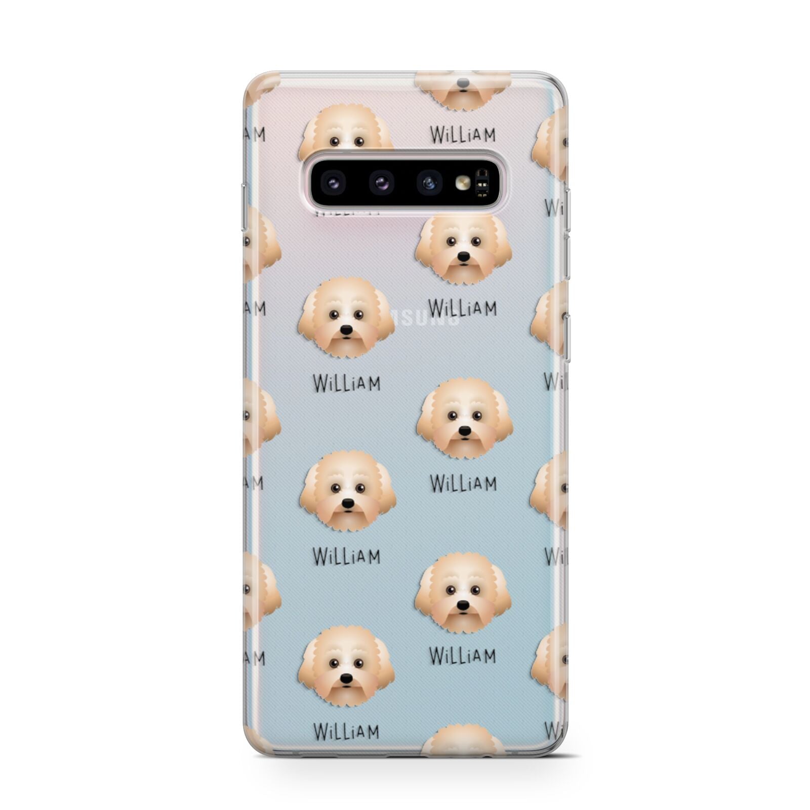 Malti Poo Icon with Name Samsung Galaxy S10 Case