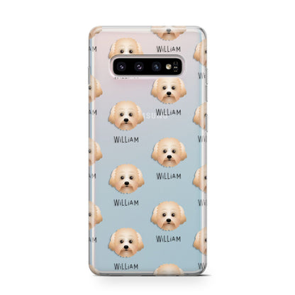 Malti Poo Icon with Name Samsung Galaxy S10 Case