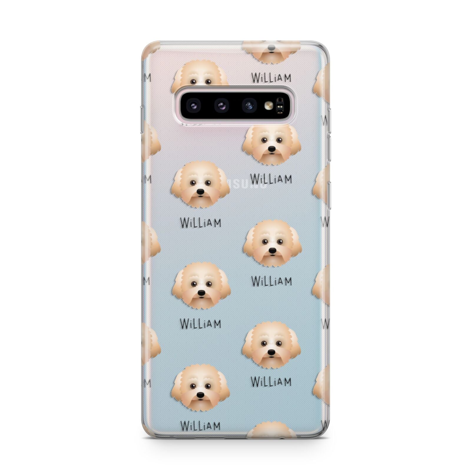 Malti Poo Icon with Name Samsung Galaxy S10 Plus Case
