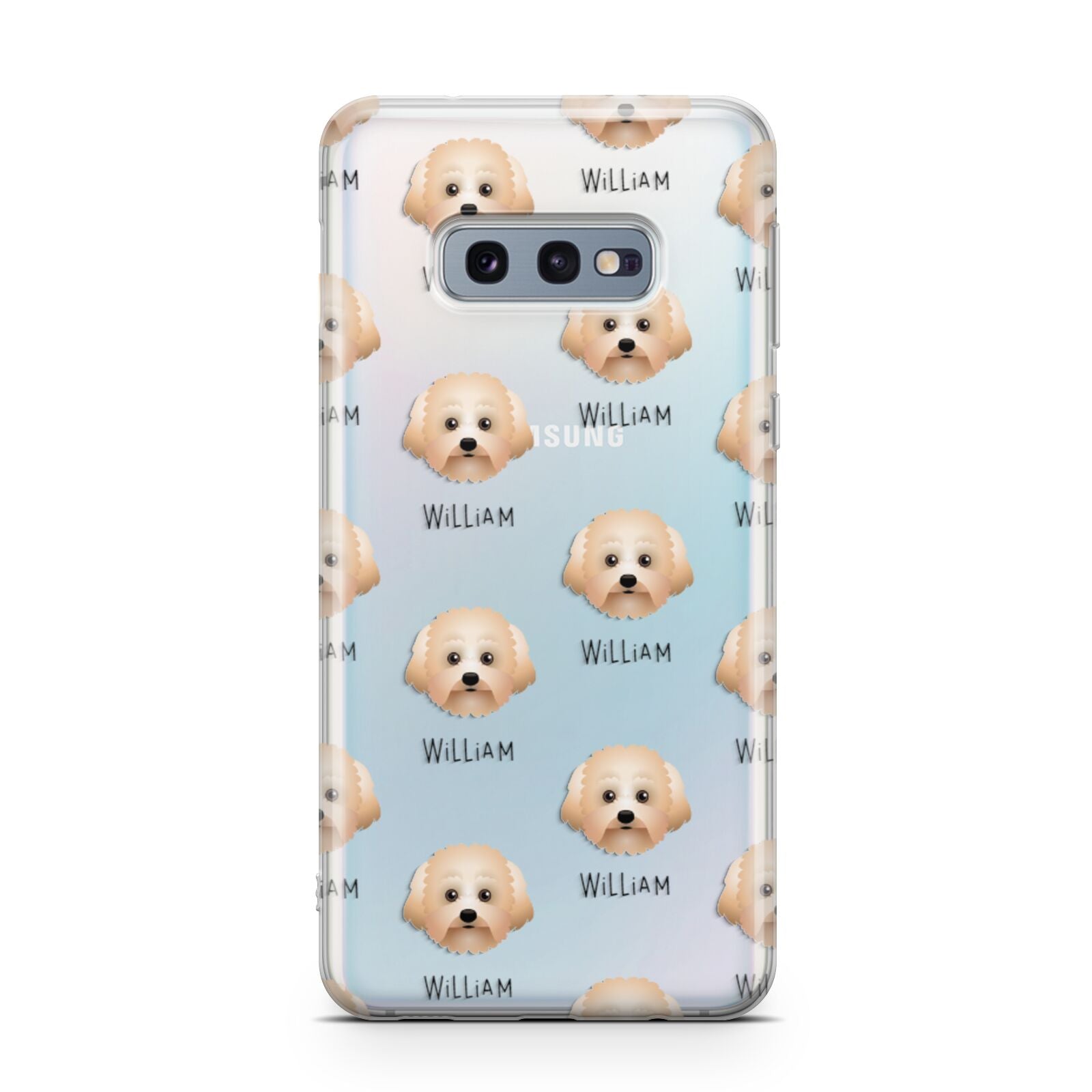 Malti Poo Icon with Name Samsung Galaxy S10E Case