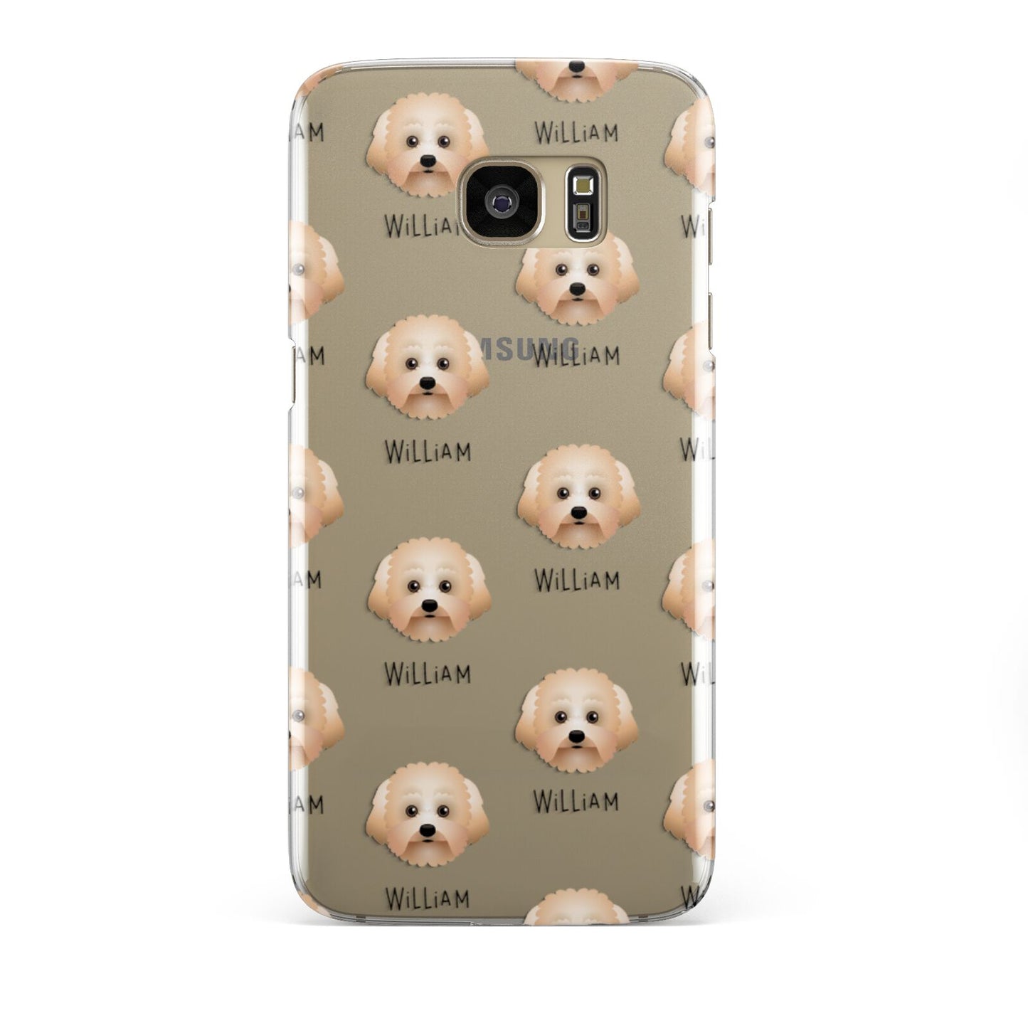 Malti Poo Icon with Name Samsung Galaxy S7 Edge Case