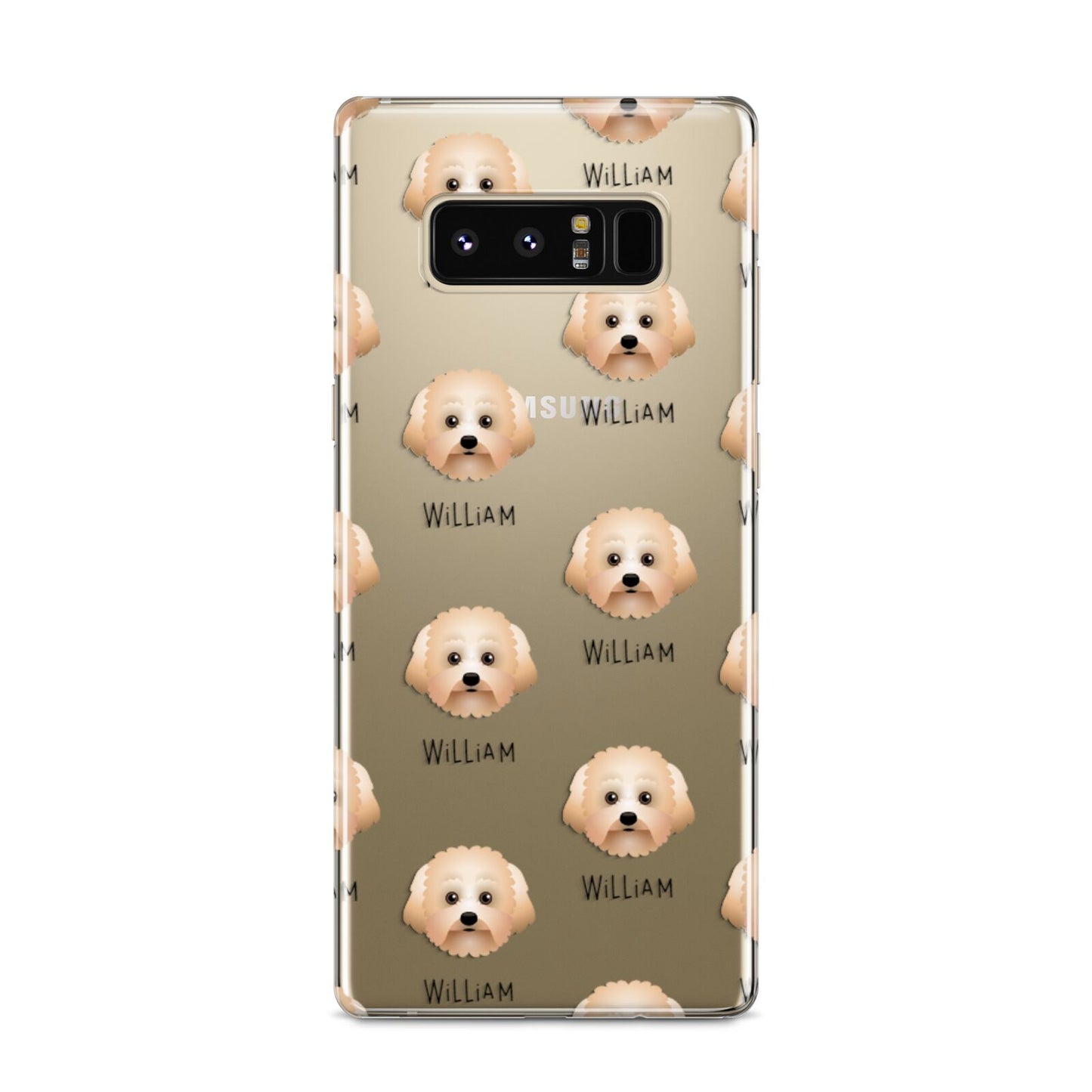 Malti Poo Icon with Name Samsung Galaxy S8 Case
