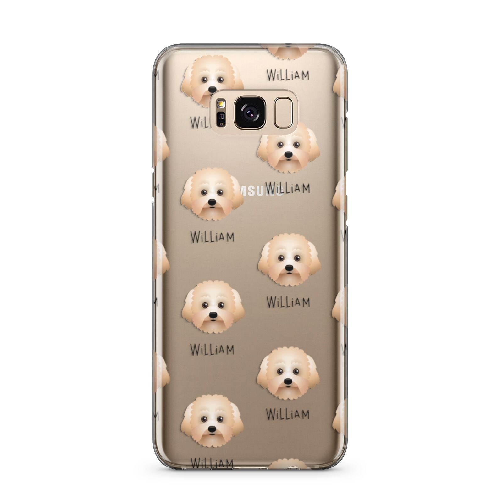 Malti Poo Icon with Name Samsung Galaxy S8 Plus Case