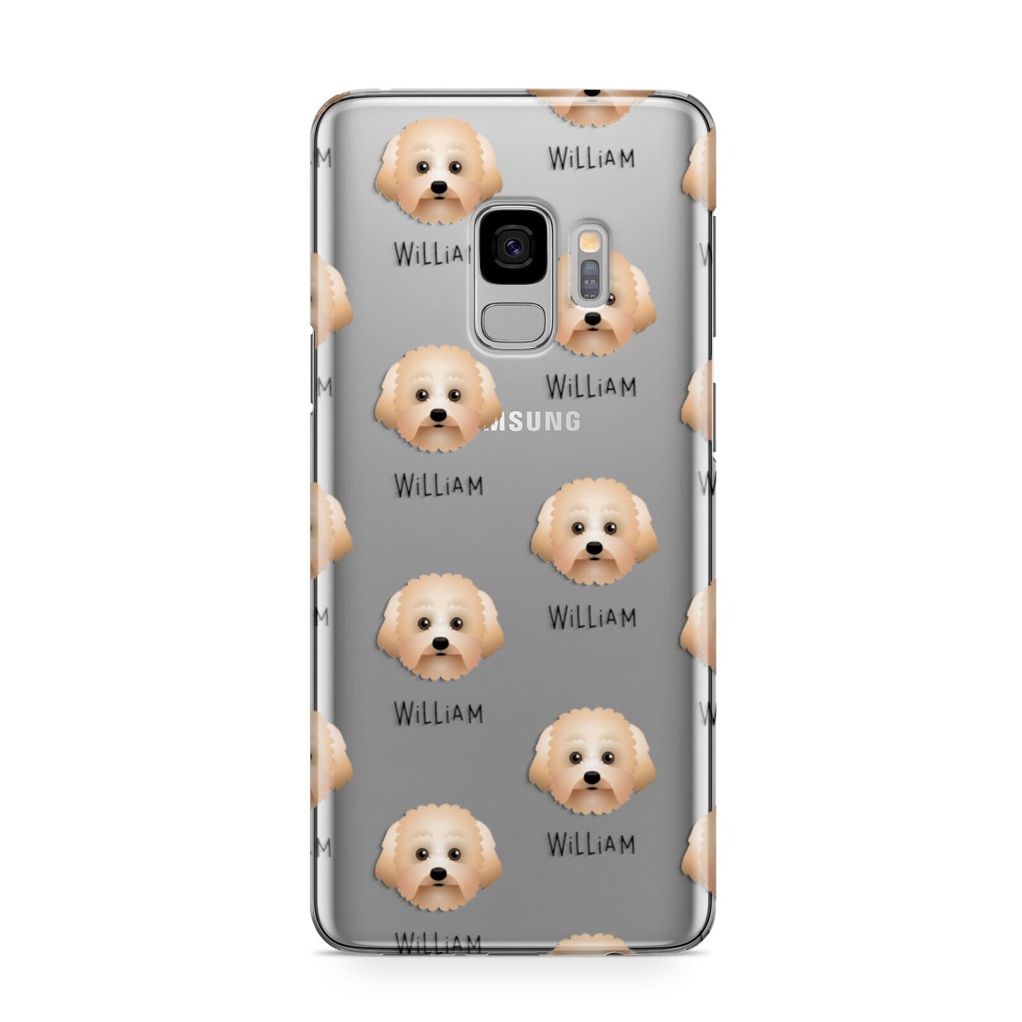 Malti Poo Icon with Name Samsung Galaxy S9 Case