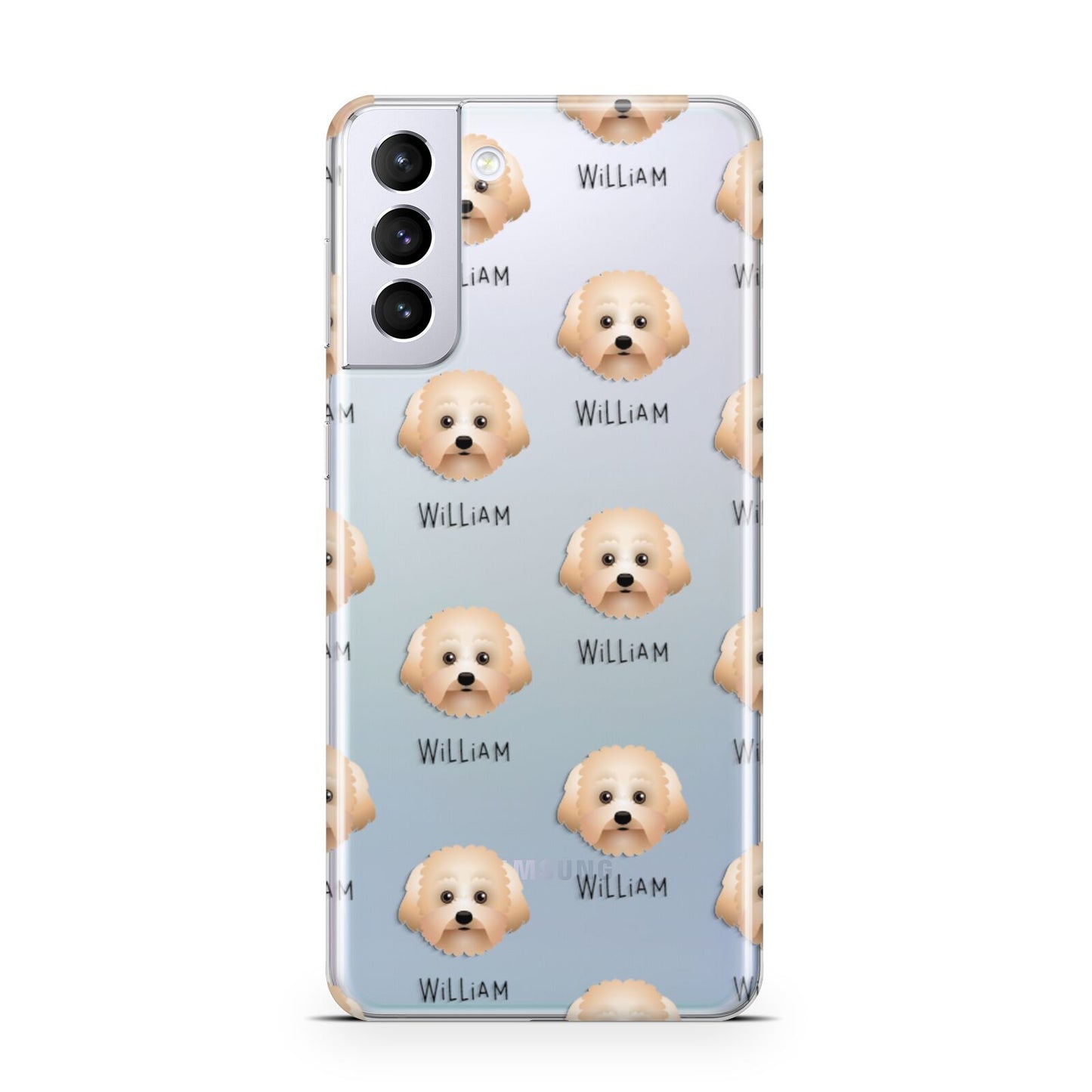 Malti Poo Icon with Name Samsung S21 Plus Phone Case