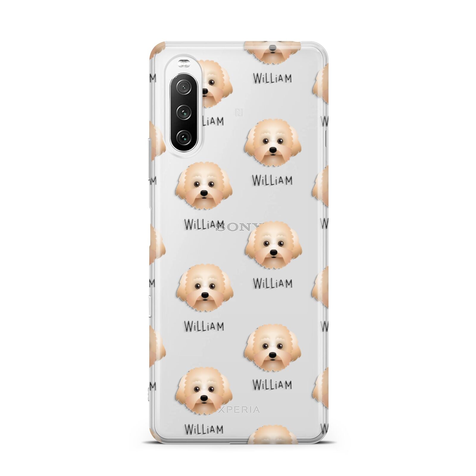 Malti Poo Icon with Name Sony Xperia 10 III Case