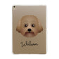 Malti Poo Personalised Apple iPad Gold Case