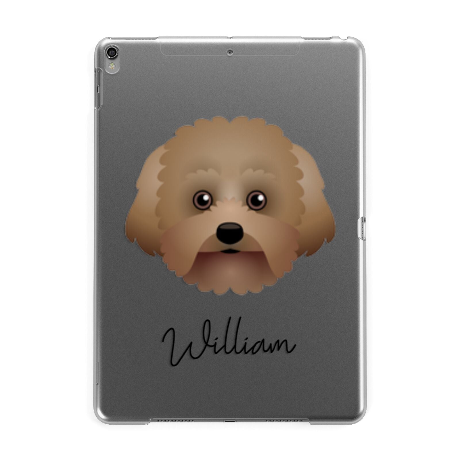 Malti Poo Personalised Apple iPad Grey Case