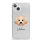 Malti Poo Personalised iPhone 13 Clear Bumper Case