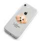 Malti Poo Personalised iPhone 8 Bumper Case on Silver iPhone Alternative Image