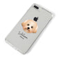 Malti Poo Personalised iPhone 8 Plus Bumper Case on Silver iPhone Alternative Image