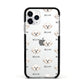 Maltichon Icon with Name Apple iPhone 11 Pro in Silver with Black Impact Case