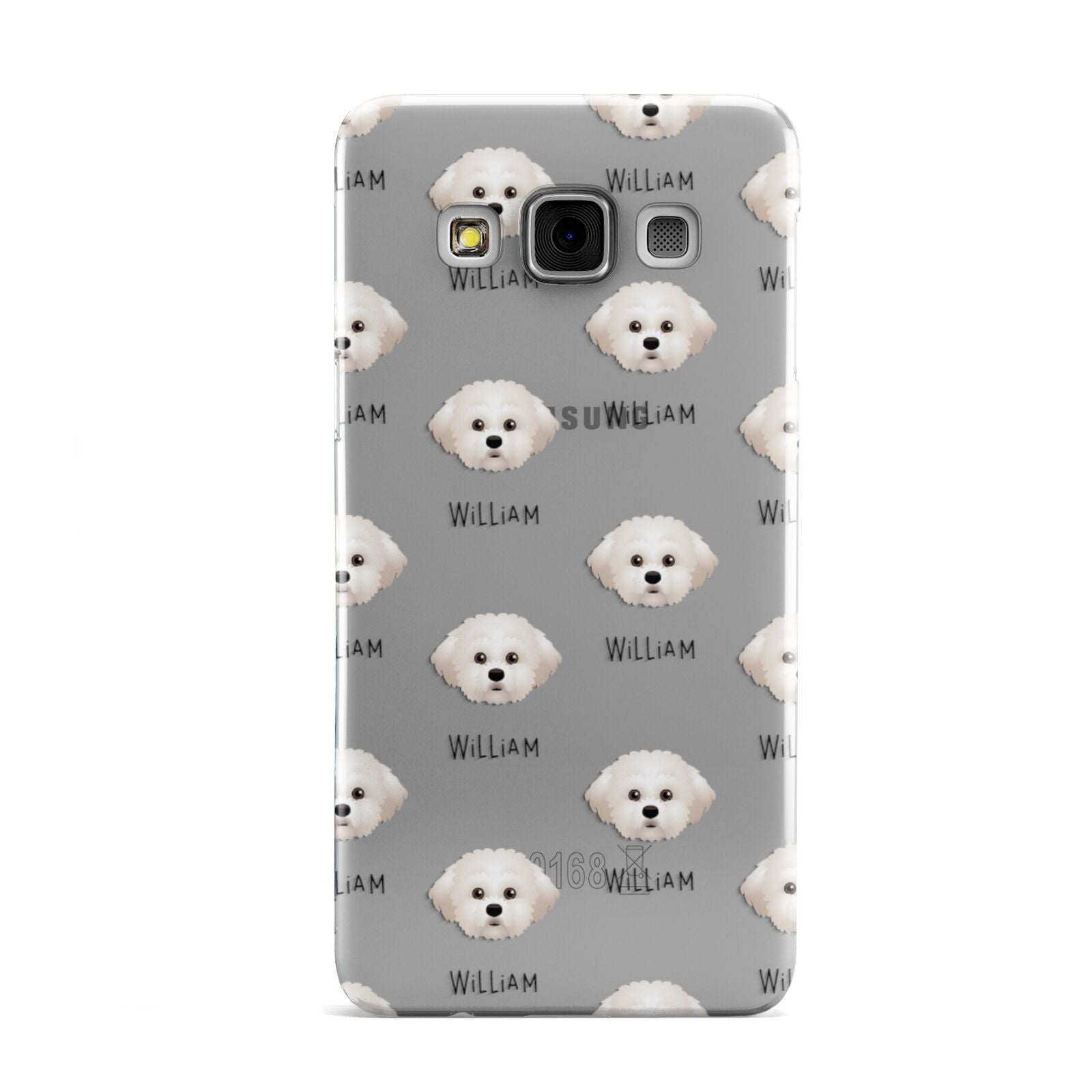 Maltichon Icon with Name Samsung Galaxy A3 Case